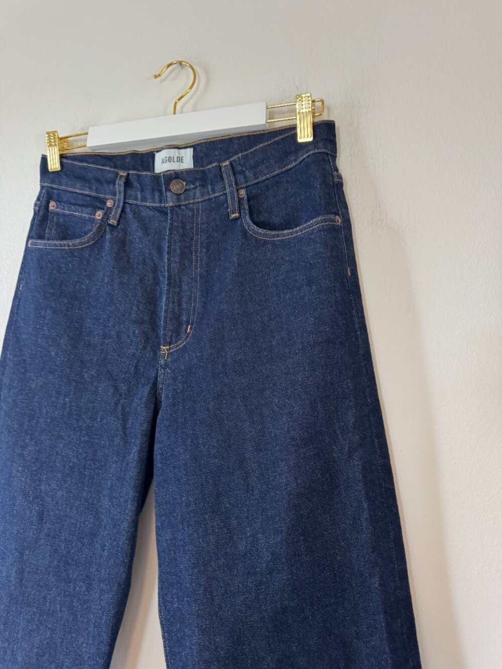 Agolde High Rise Wide Leg Jean - Picture 4 of 13